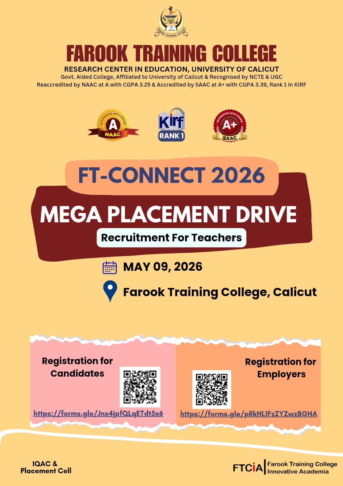 FT-Connect - Mega Placement Drive - May 9, 2026
